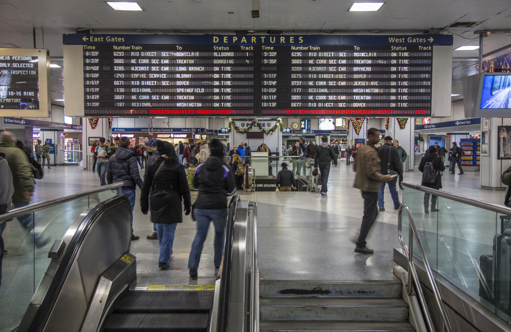 Penn Station, Amtrack departures