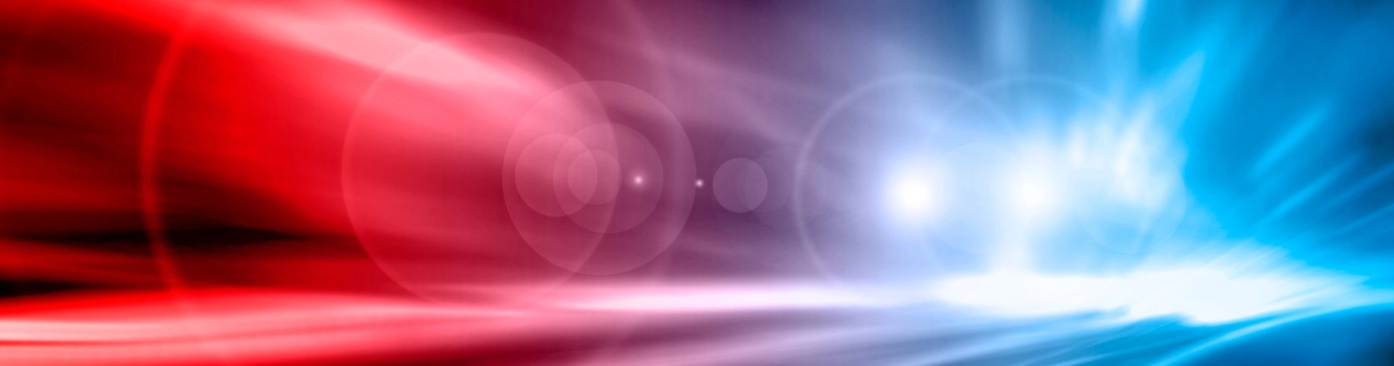 Emergency vehicle lights in motion blur