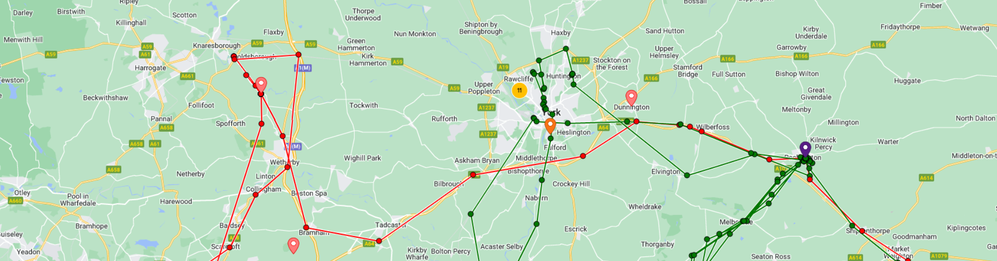 Yorkshire tracking on portal