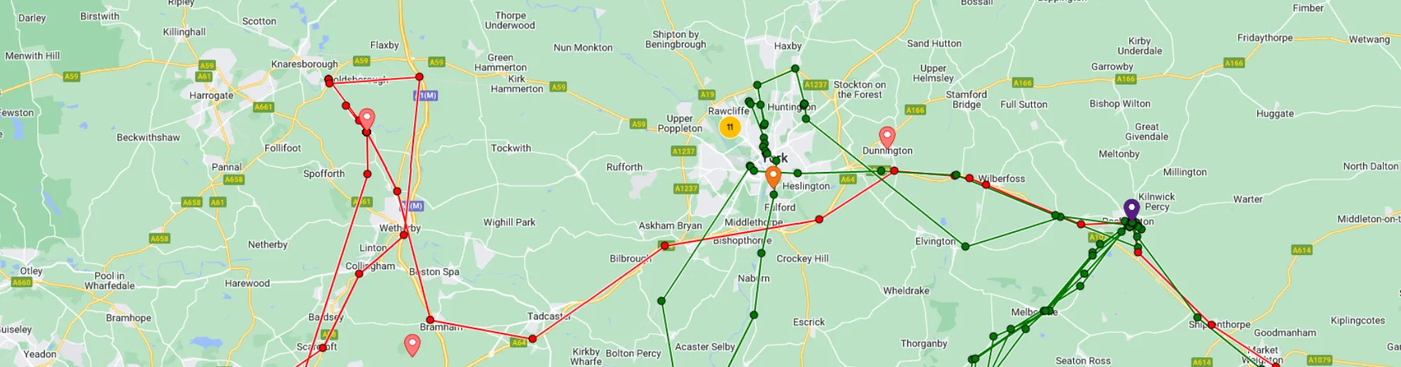 Yorkshire tracking on portal
