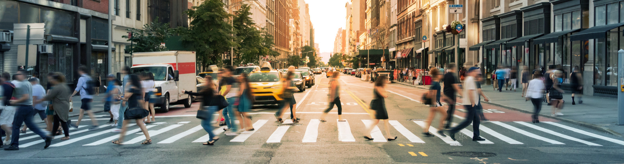 Commuters in New York