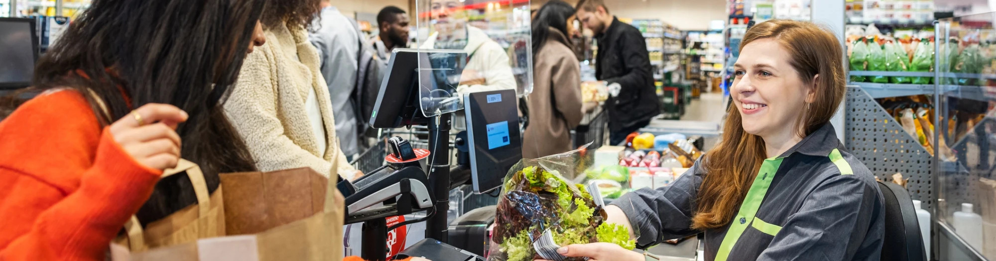 Woman At Checkout