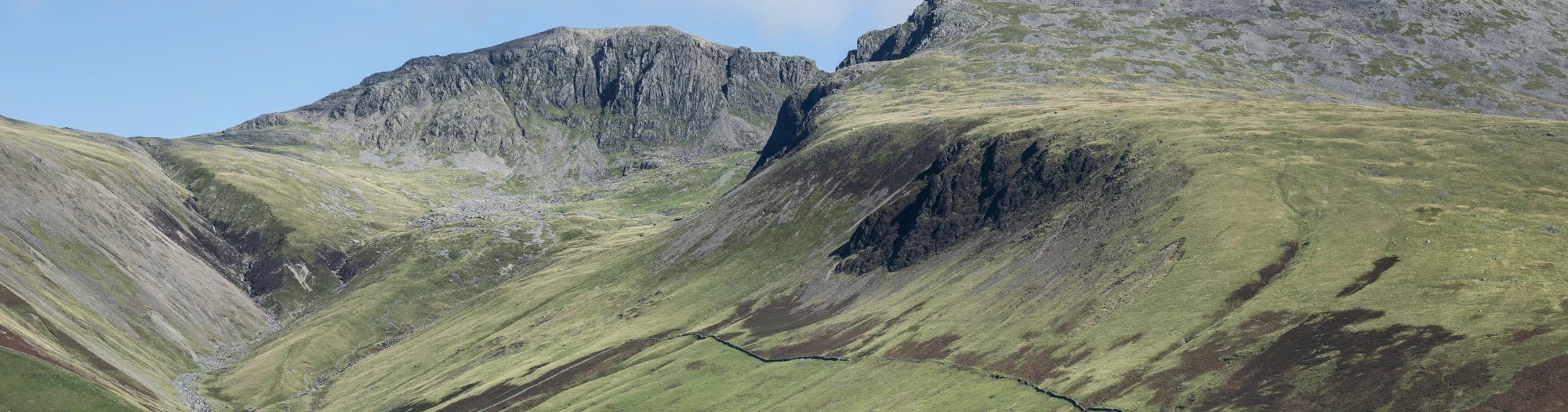 England's highest mountain, Scafell Pike in the Lake District