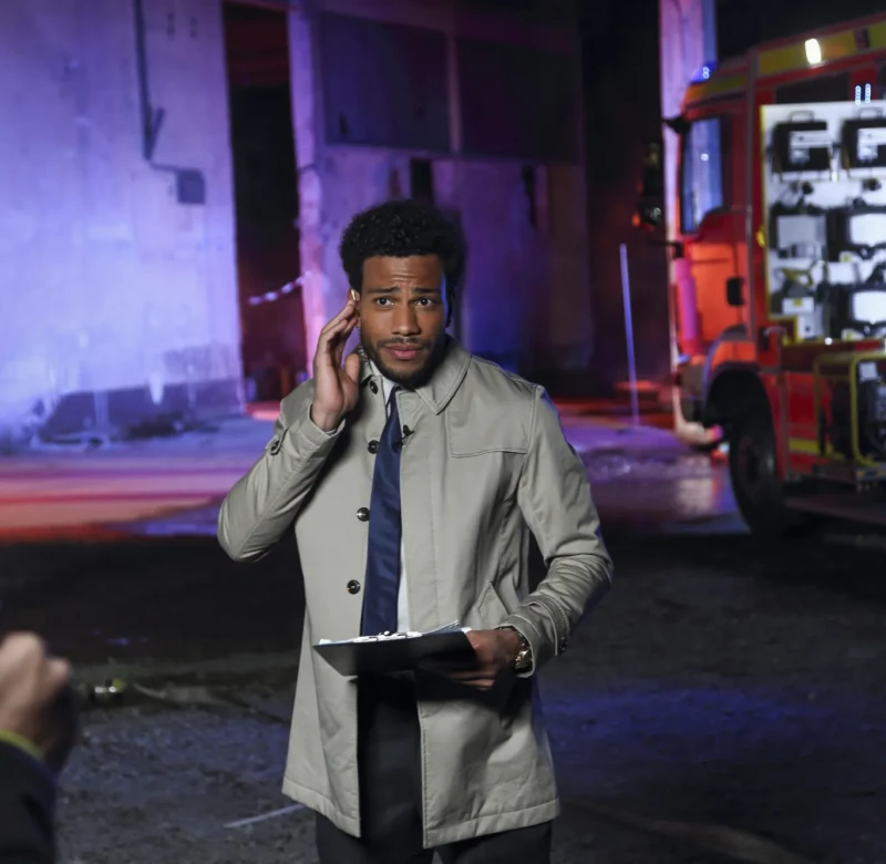 Male reporter
