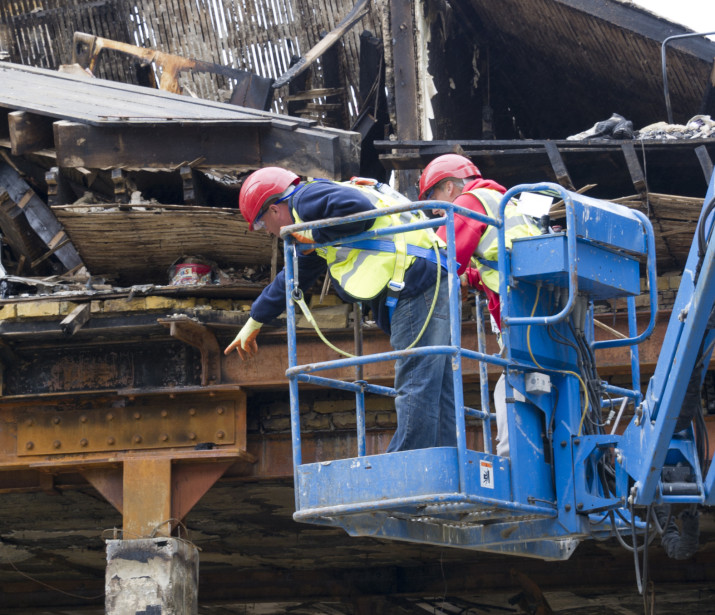 Two male workers