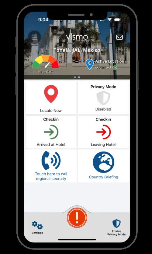 Vismo Locate & Protect App in Mexico