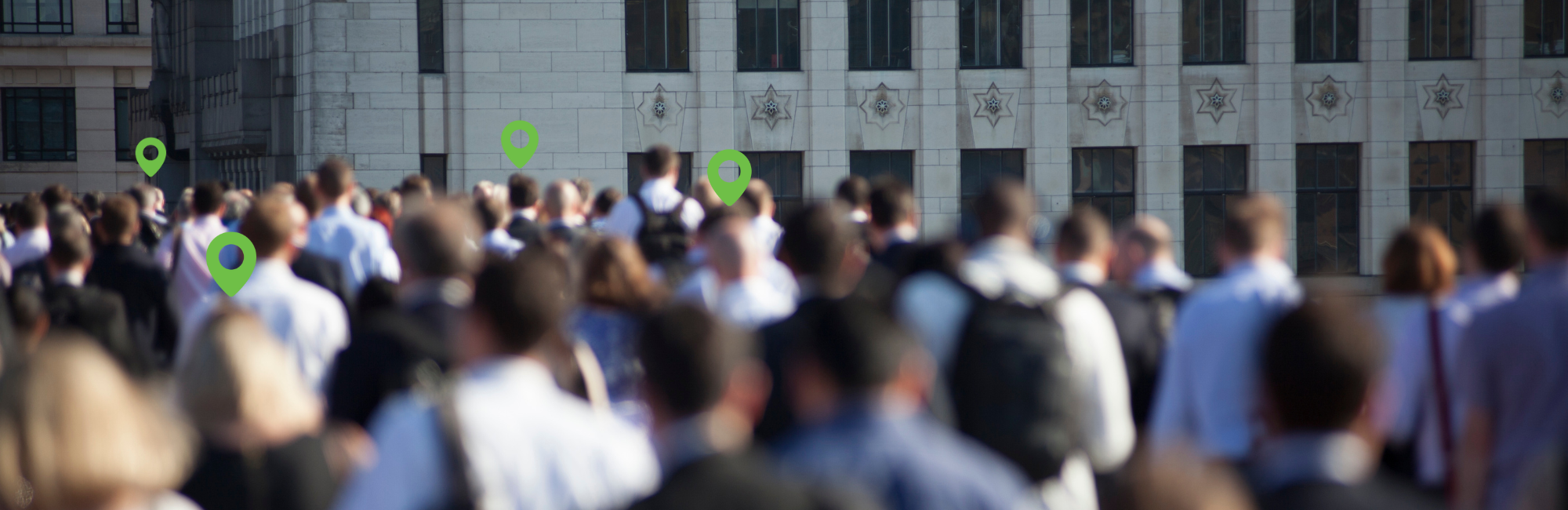 Mass people with Vismo pins